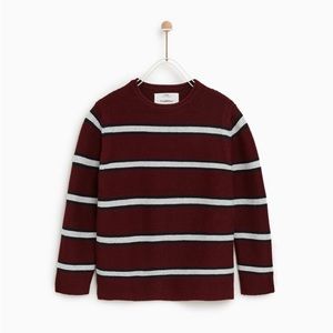 Zara kids striped sweater size 6